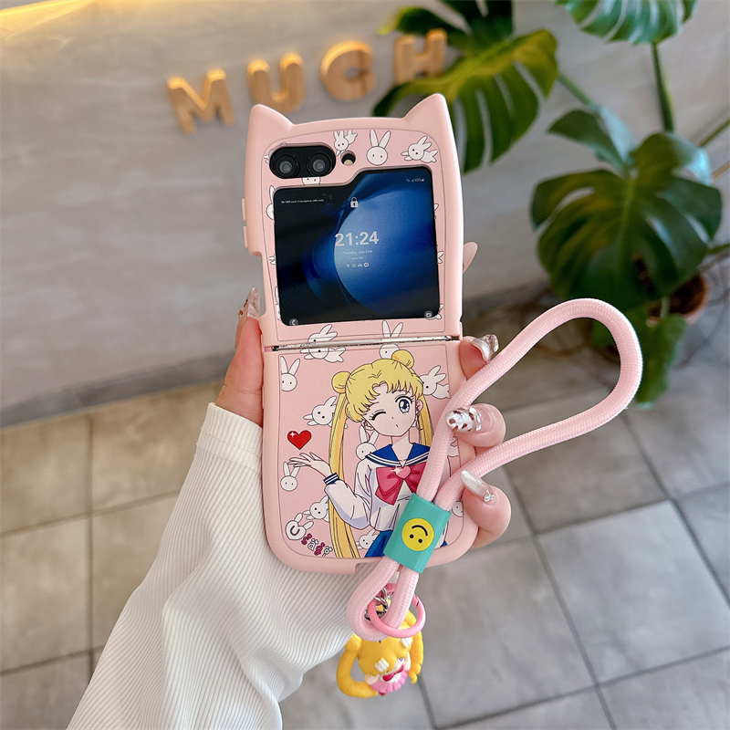 Phone Cases Z Flip 6 - Cute Cartoon Japan Anime Sailor Moon