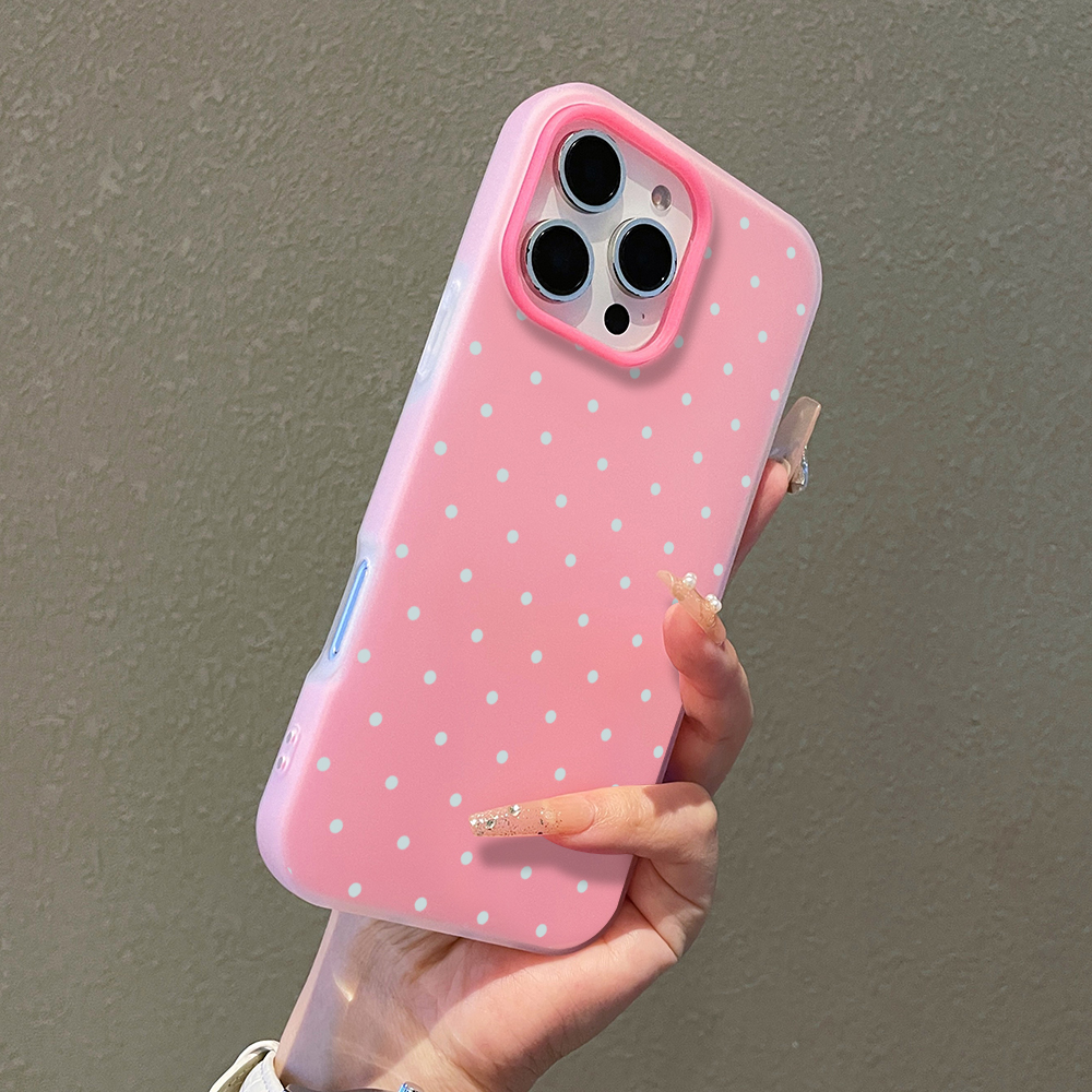 Phone Cases Xiaomi 14 - Adorable Light Blue Polka Dot Phone