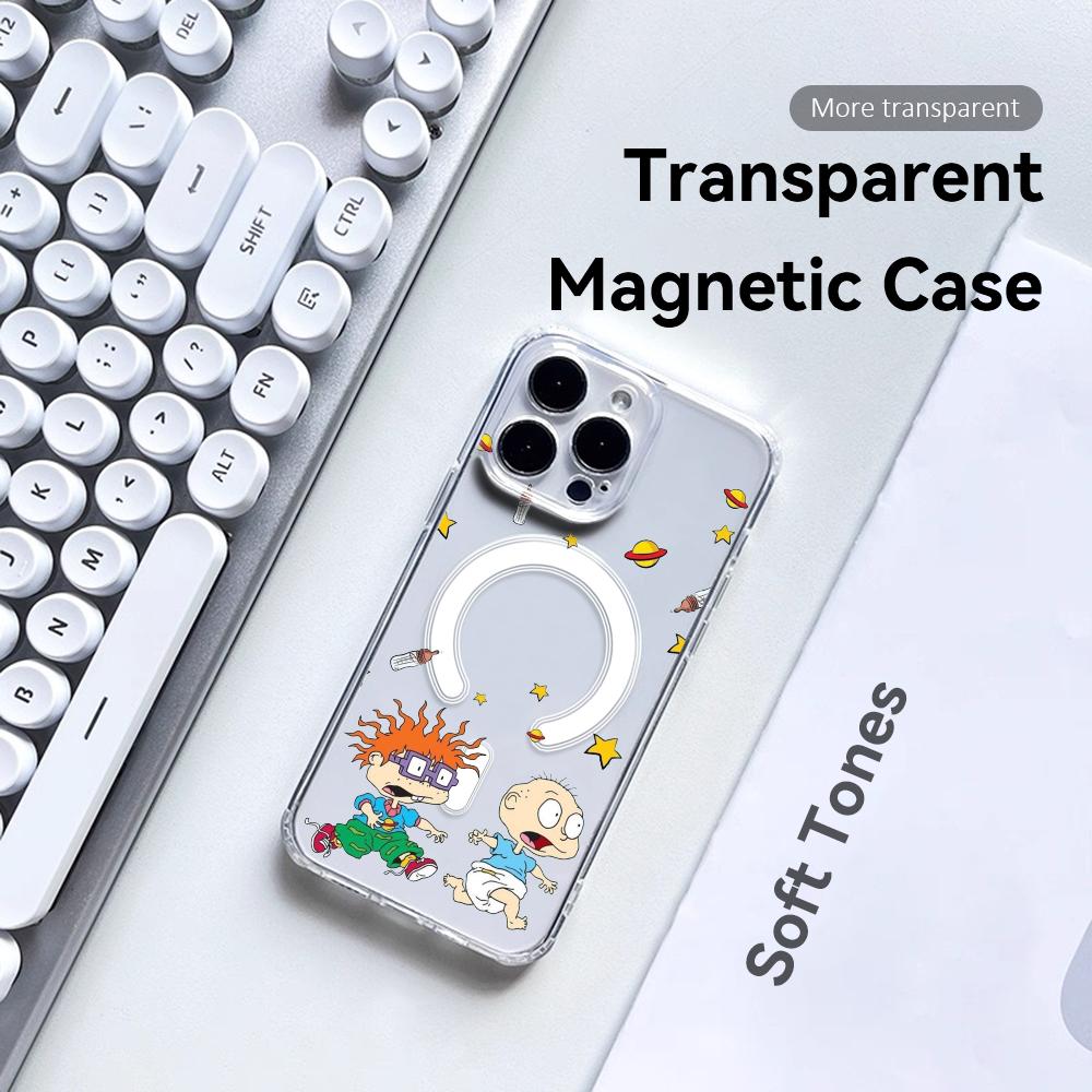 Clear Magsafe Case - Anime R-Rugrats r-Rugratg Phone Case For