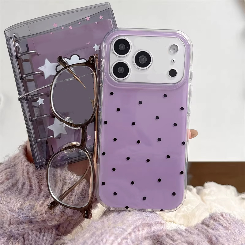 Korean Ins Girl Simple Purple  - Phone Cases Purple のレビューと価格