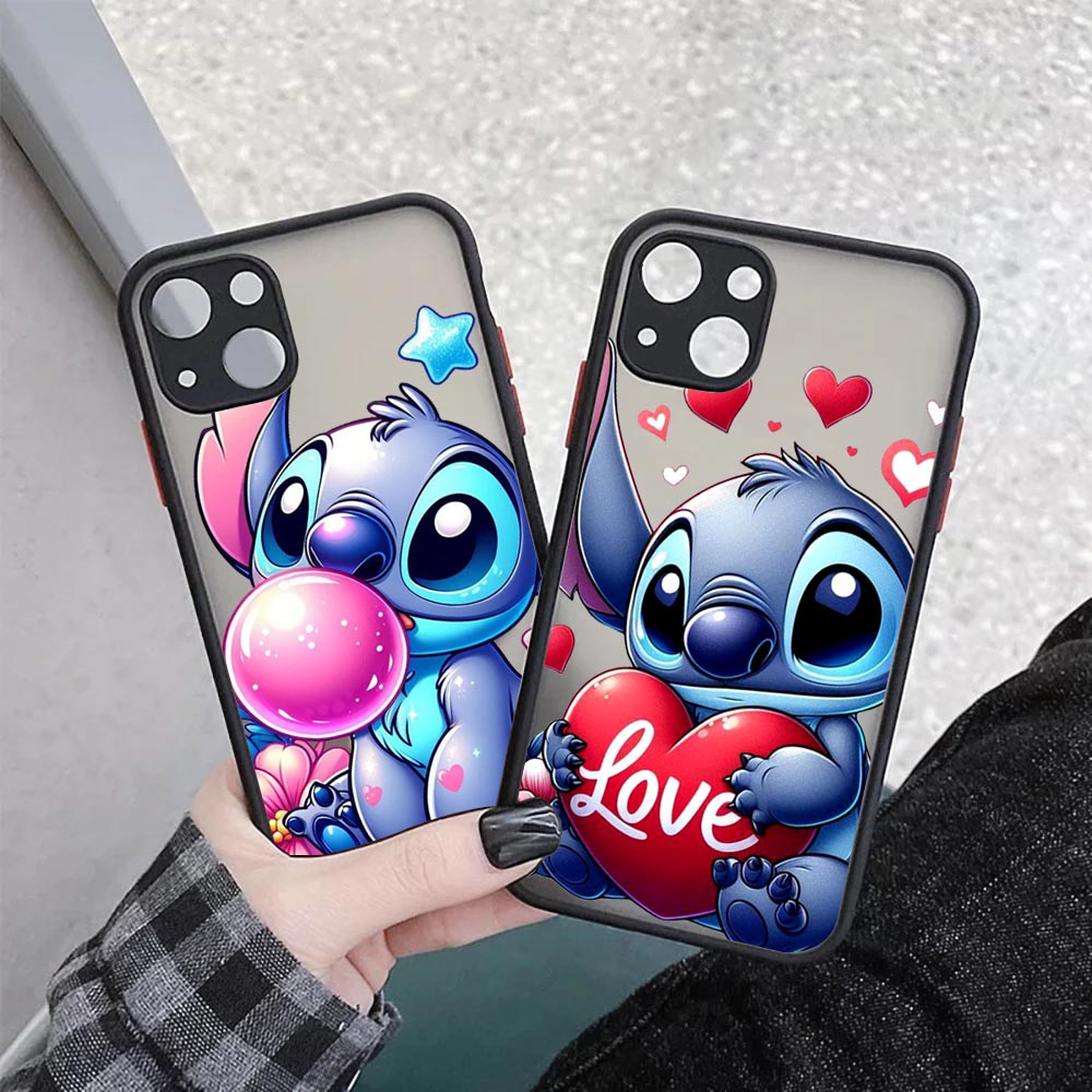 Cute Stitch Love Matte Translu - Phone Cases Disney のレビューと価格
