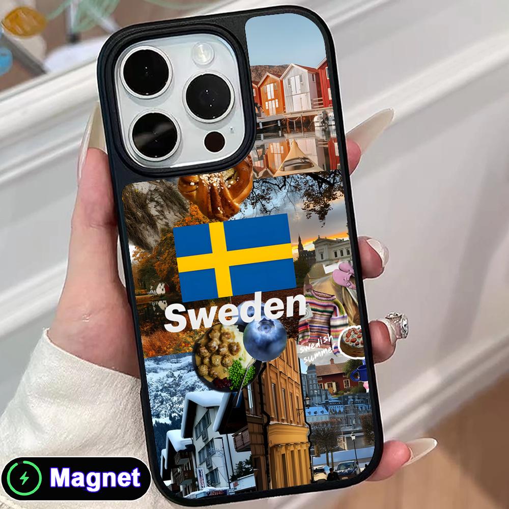 Sweden Flag Phone Case for iPh - Phone Cases Sweden のレビューと価格
