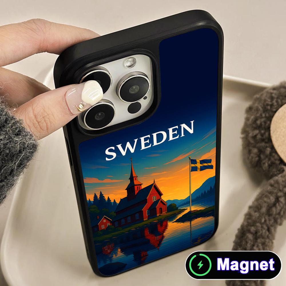 Sweden Flag Phone Case for iPh - Phone Cases Sweden のレビューと価格