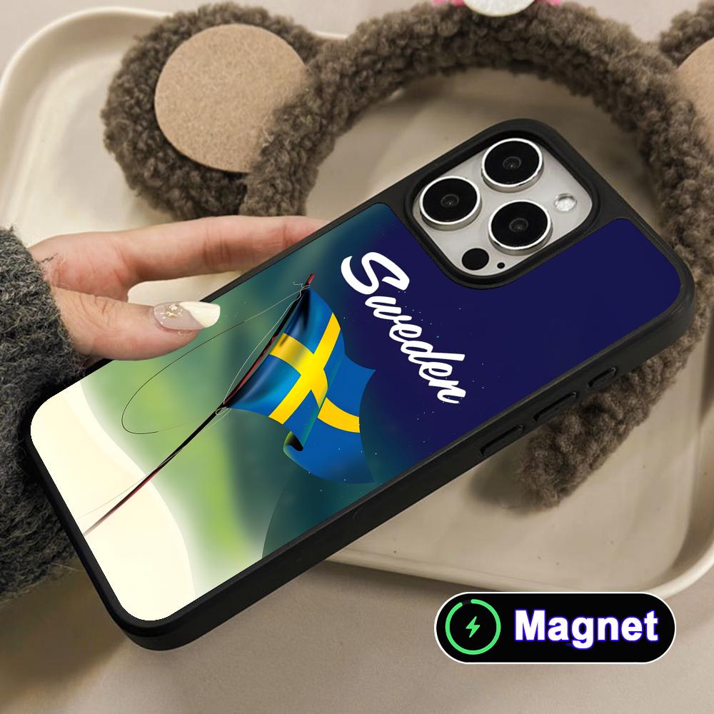 Sweden Flag Phone Case for iPh - Phone Cases Sweden のレビューと価格