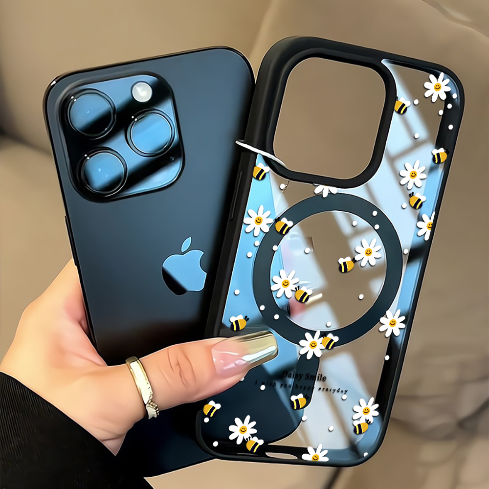 Fresh Daisy Bee Phone Case For - Clear Magsafe Case のレビューと価格