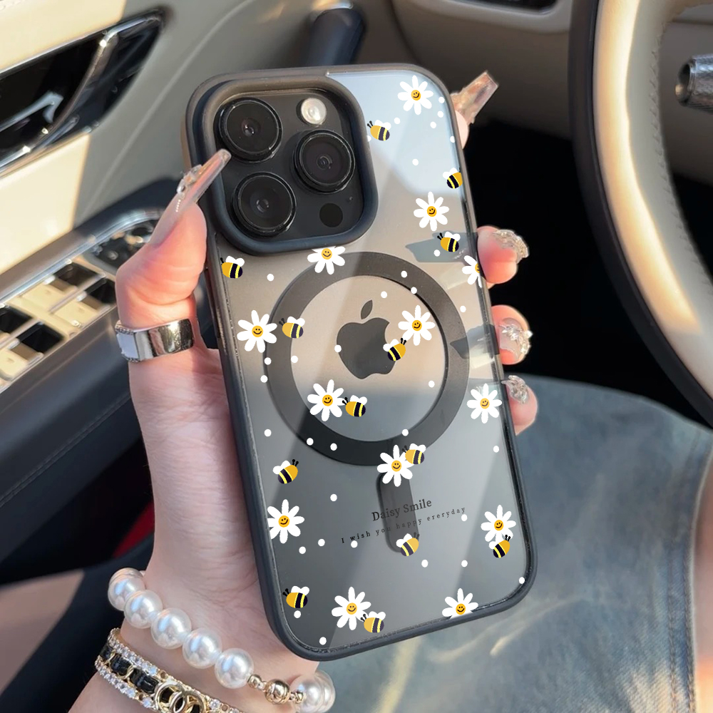 Fresh Daisy Bee Phone Case For - Clear Magsafe Case のレビューと価格