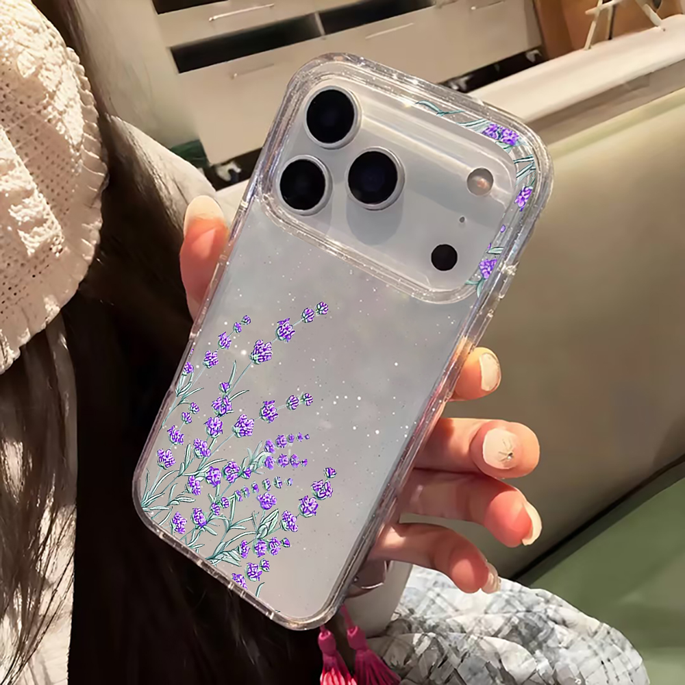 Korean Aesthetic Purple Lavend - Phone Cases Purple のレビューと価格