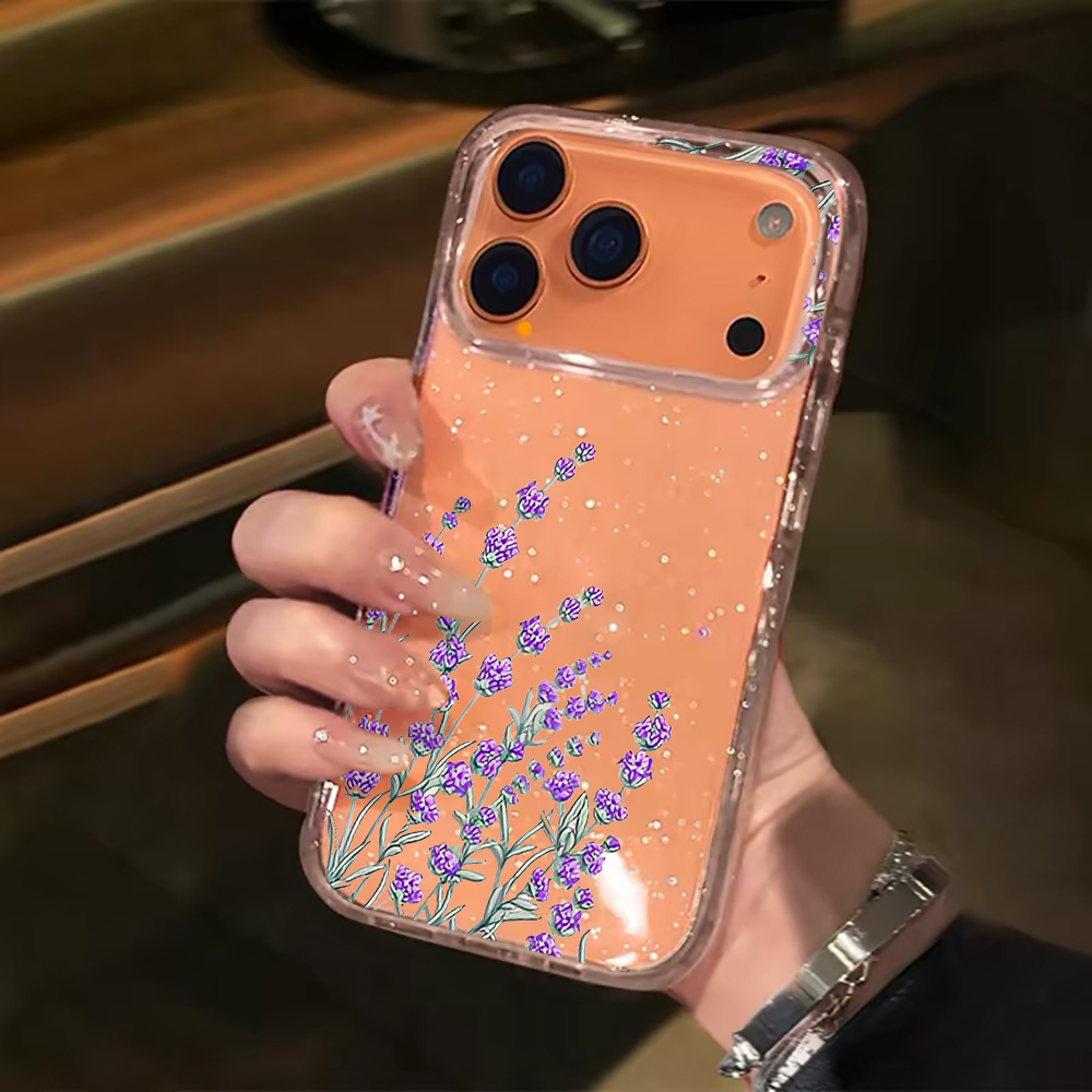 Korean Aesthetic Purple Lavend - Phone Cases Purple のレビューと価格