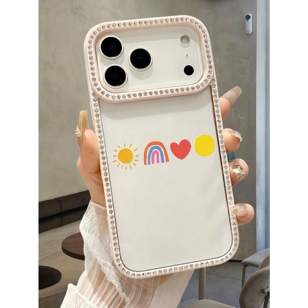 Fun Happy Face Rainbow Print P - Phone Cases Com のレビューと価格