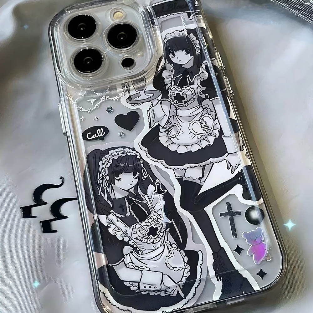 Harajuku Lolita Anime Maid Pho - Phone Cases Rimowa のレビューと価格