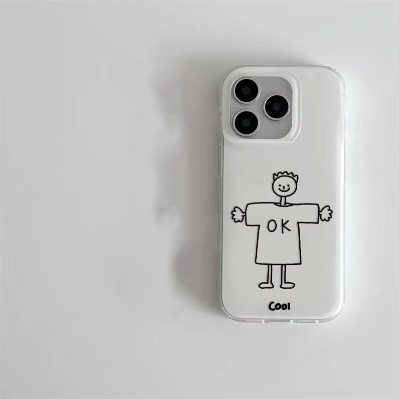 Cartoon Simple Drawing Boy and - Phone Cases For Boys のレビューと価格