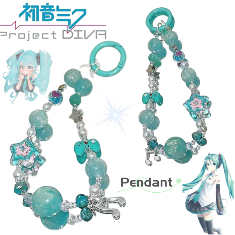 Hatsune Miku Phone chain carto - Phone Cases With Charms のレビューと価格