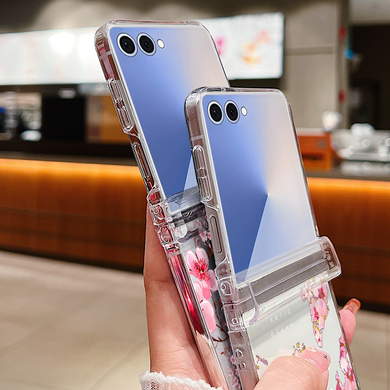 Pink Flower Printed Phone Case - Phone Cases Z Flip 6 のレビューと価格