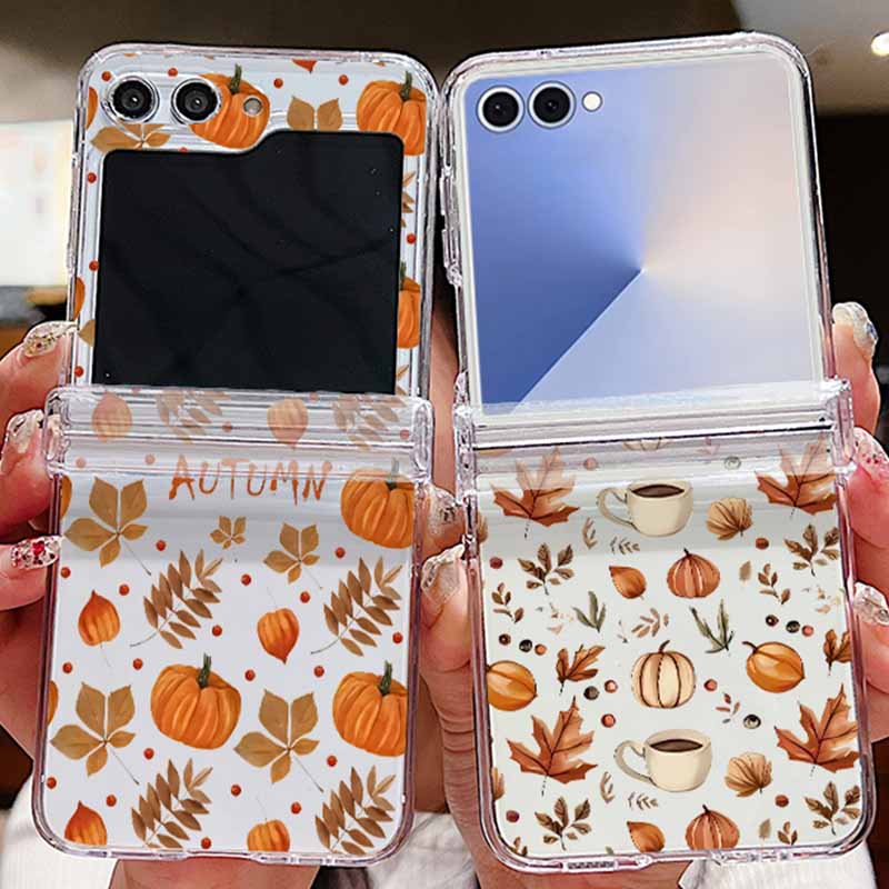 Autumn Maple Leaf Pattern Phon - Phone Cases Z Flip 6 のレビューと価格