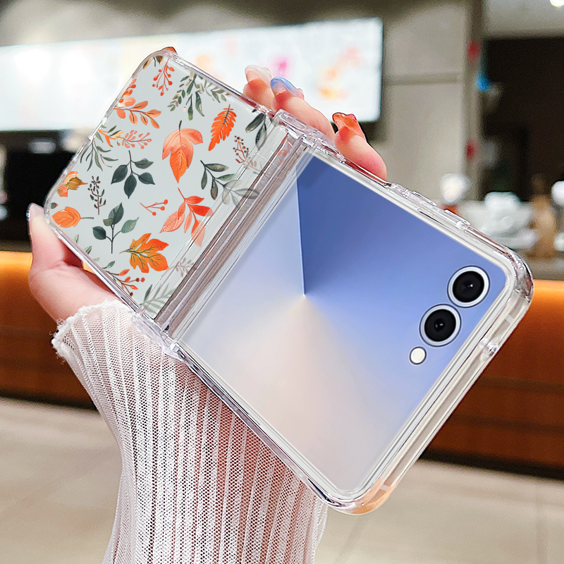Autumn Maple Leaf Pattern Phon - Phone Cases Z Flip 6 のレビューと価格