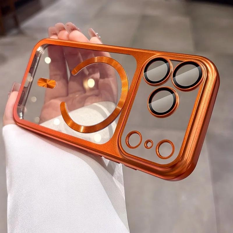 Magnetic Clear Luxury Plating  - Clear Magsafe Case のレビューと価格