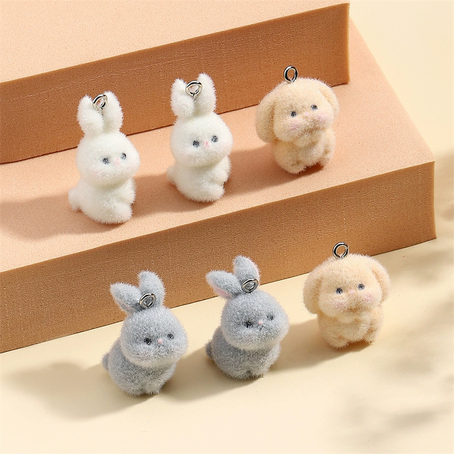 3PCS Plush resin three-dimensi - Phone Cases With Charms のレビューと価格
