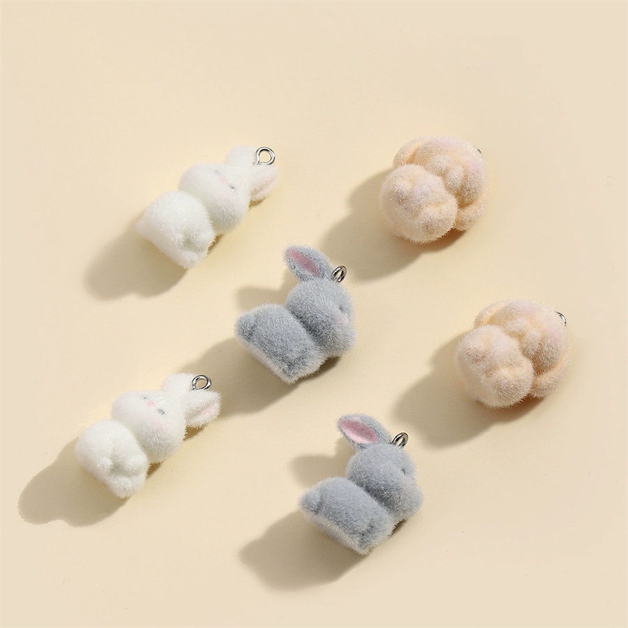 3PCS Plush resin three-dimensi - Phone Cases With Charms のレビューと価格