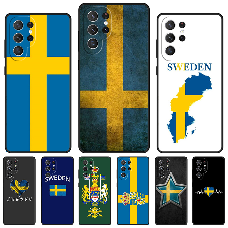Sweden Flag phone case For Sam - Phone Cases Sweden のレビューと価格