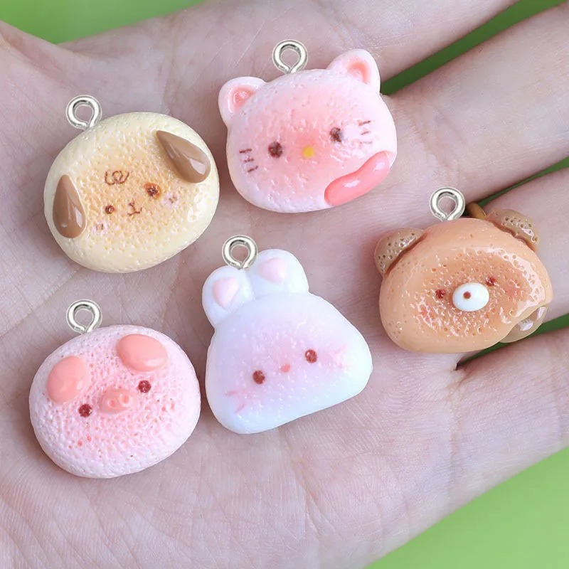 10Pcs Glossy Cartoon Rabbit Re - Phone Cases With Charms のレビューと価格