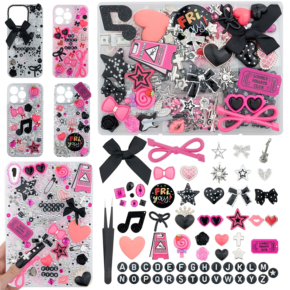 2380 Pcs DIY Jewelry Charm Mix - Phone Cases With Charms のレビューと価格