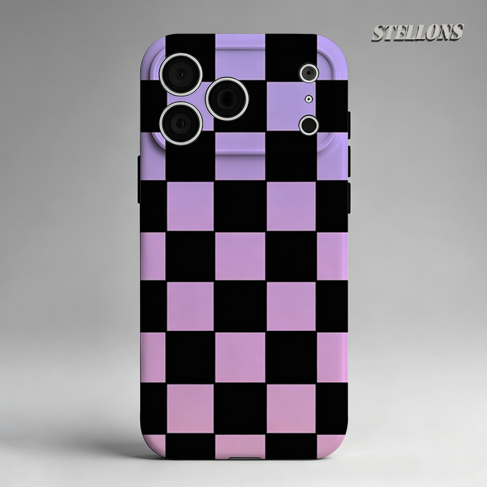 Purple Checkerboard Phone Case - Phone Cases Purple のレビューと価格