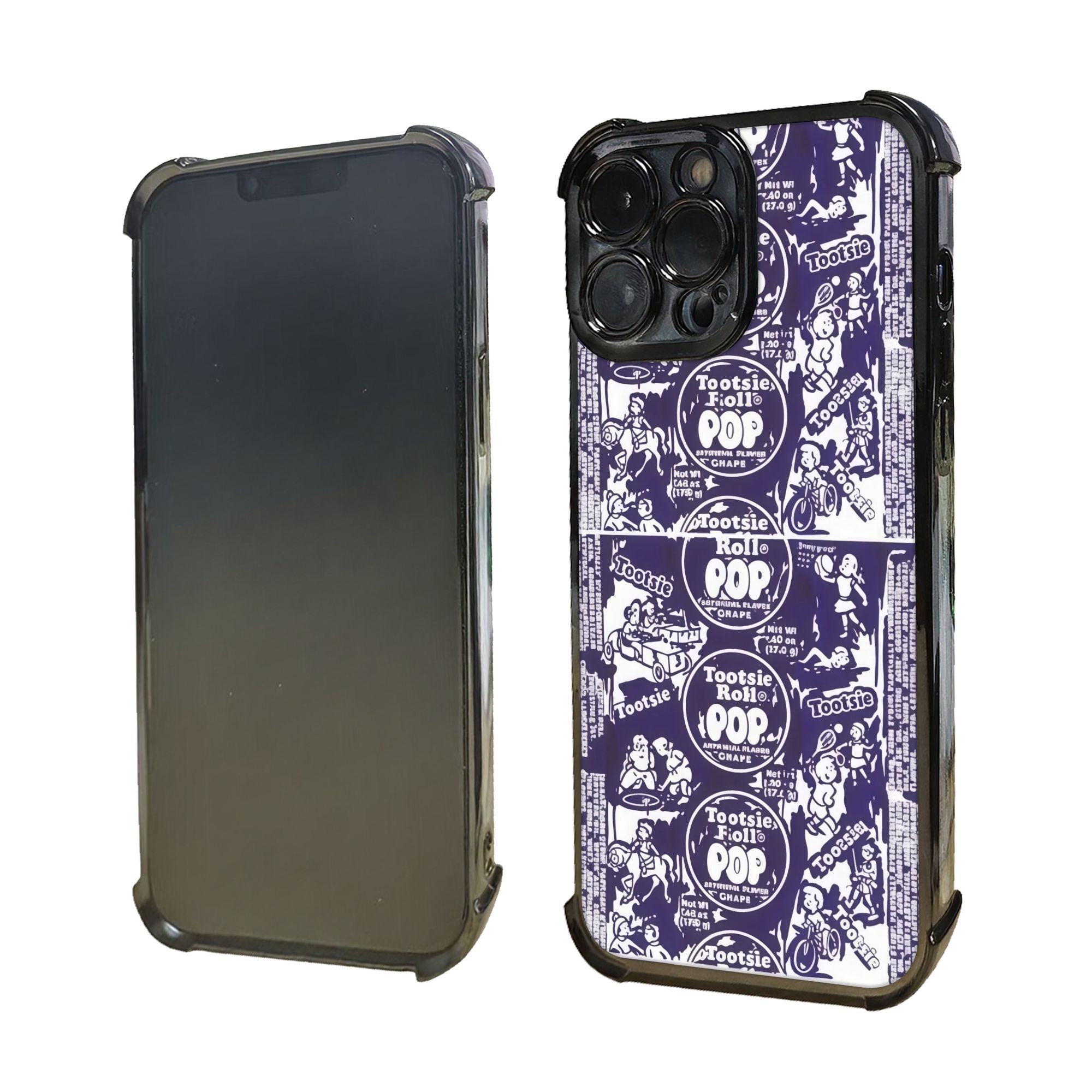 Retro Purple & White Phone Cas - Phone Cases Purple のレビューと価格