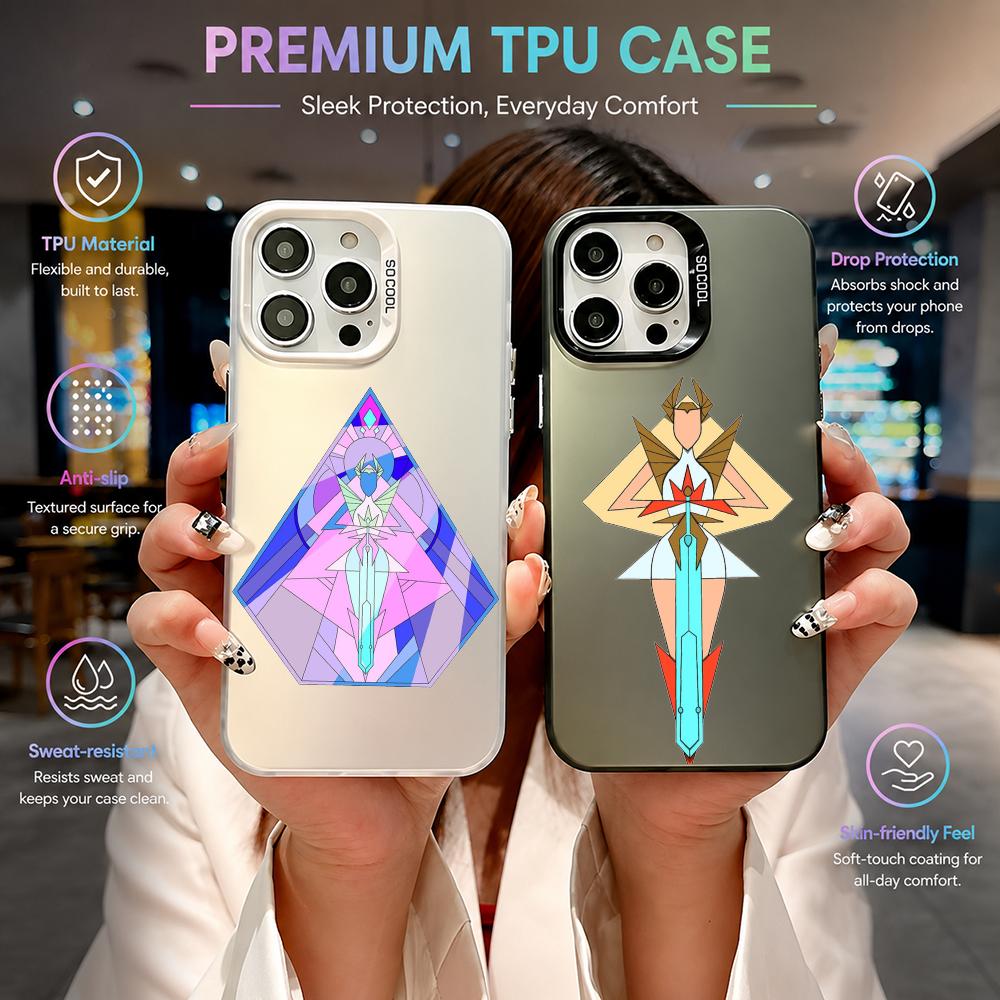 C-Cartoon She-Ra Phone Case iP - Phone Cases Shein のレビューと価格