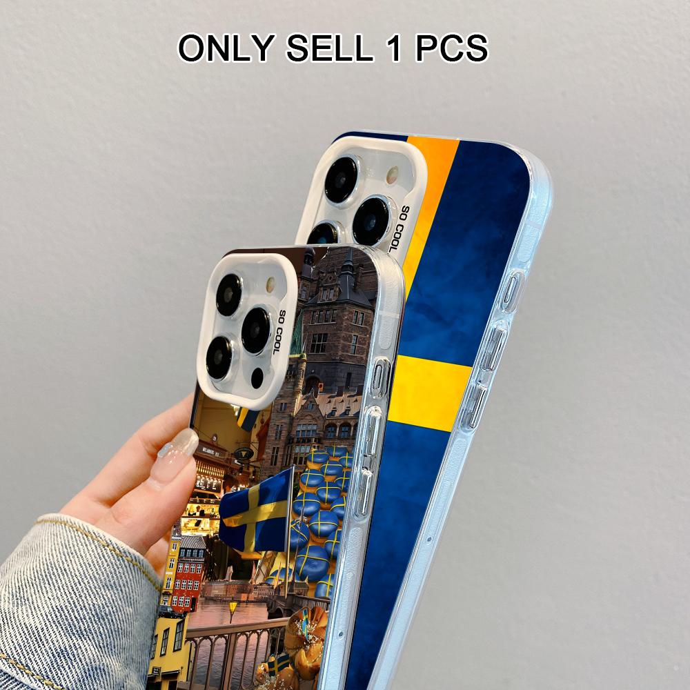 Sweden Flag Phone Case for iPh - Phone Cases Sweden のレビューと価格