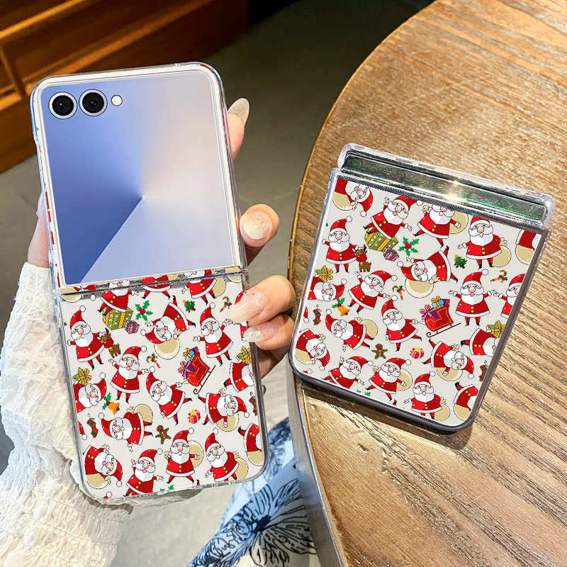 Christmas Snowman Elk Phone Ca - Phone Cases Z Flip 6 のレビューと価格