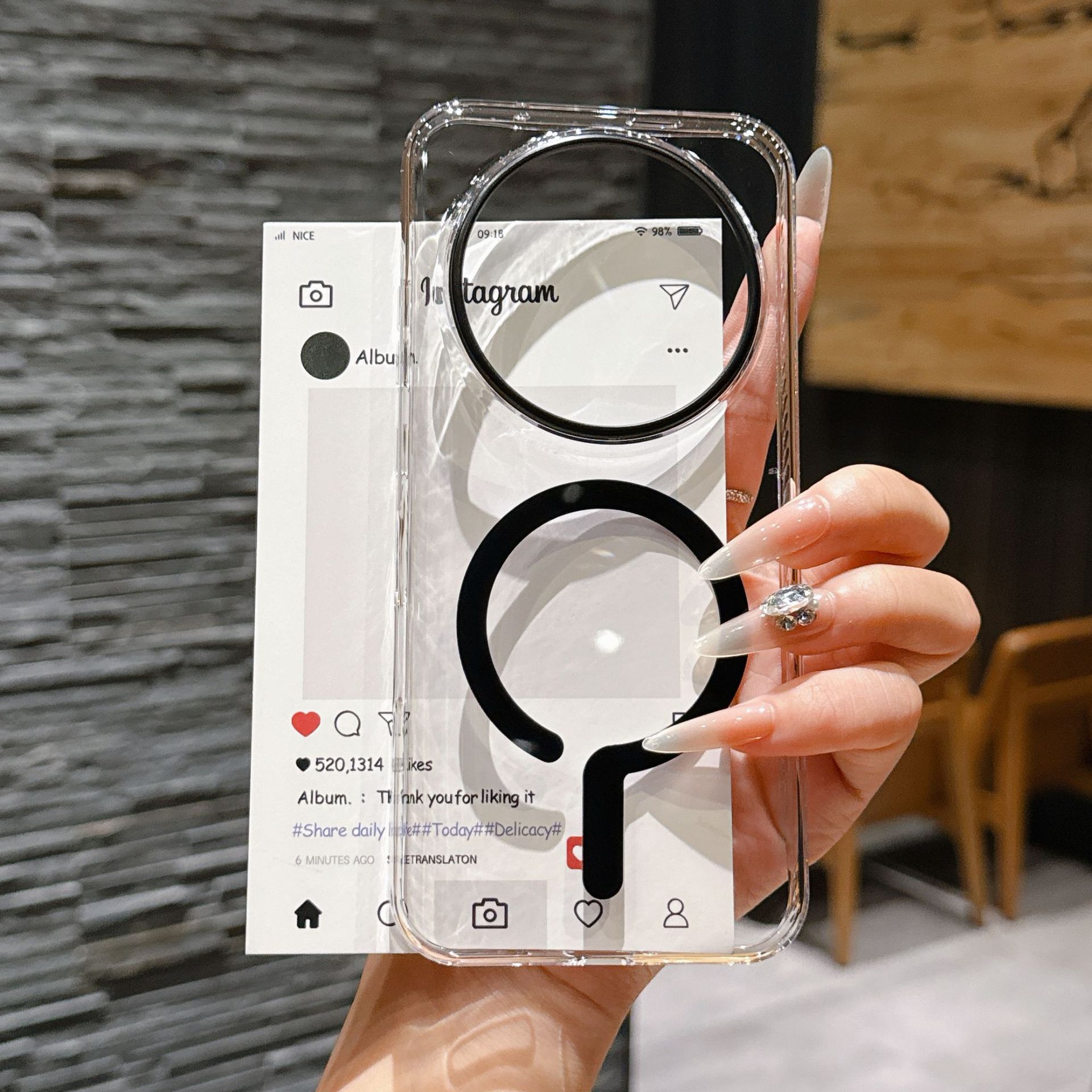 Fashion Luxury HD Transparent  - Clear Magsafe Case のレビューと価格