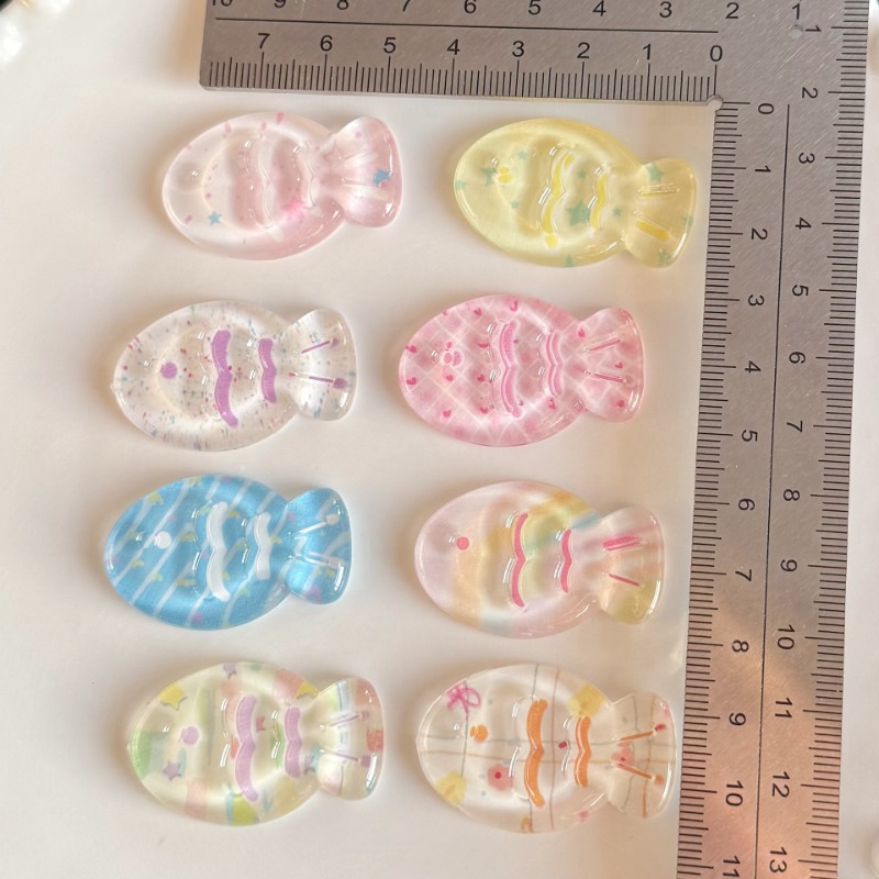 10pcs New Spring Summer Transp - Phone Cases With Charms のレビューと価格