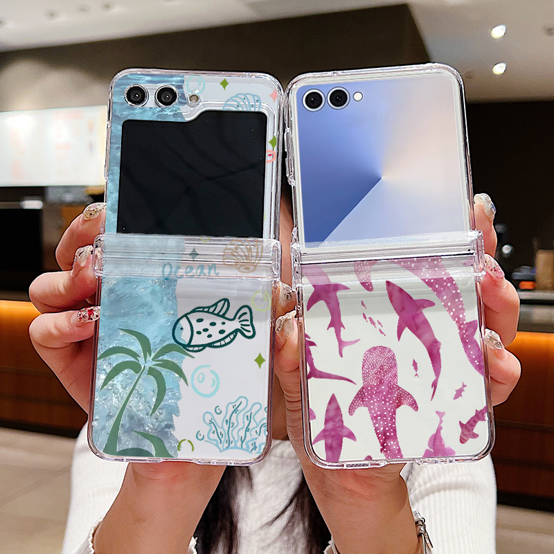 Shark Star Patterned Phone Cas - Phone Cases Z Flip 6 のレビューと価格