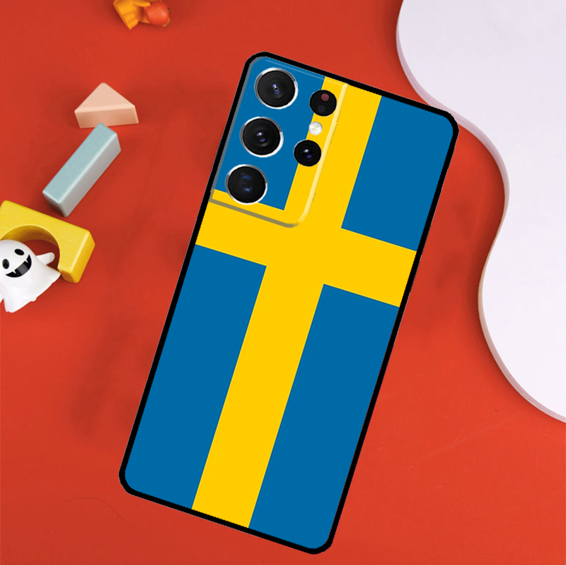 Sweden Flag Phone Case For Sam - Phone Cases Sweden のレビューと価格