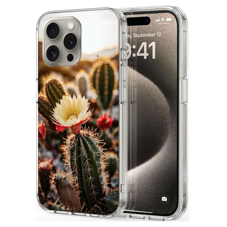Picturesque Desert With Cacti  - Phone Cases Com のレビューと価格