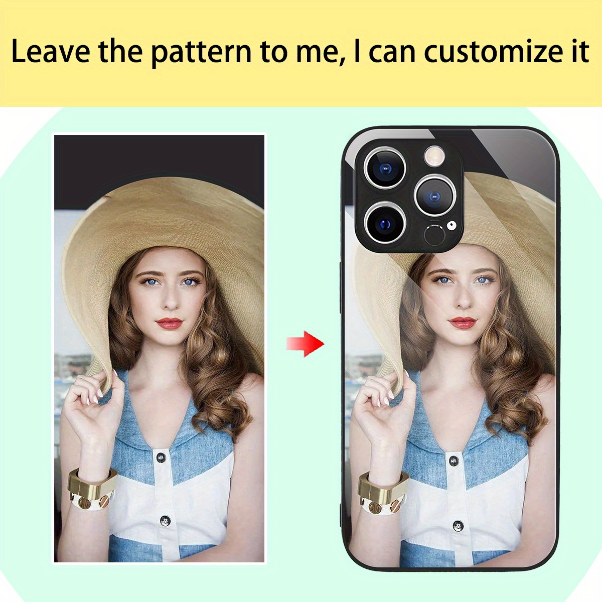 Custom Photo Mirror Glass Case - Phone Cases Diy のレビューと価格