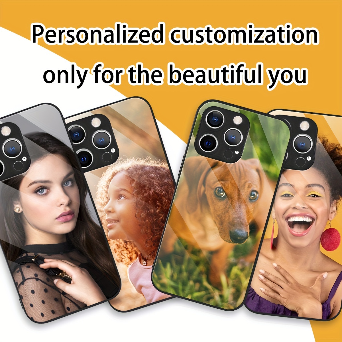 Custom Photo Mirror Glass Case - Phone Cases Diy のレビューと価格
