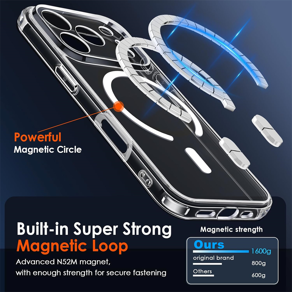 Original Clear Magnetic Case F - Clear Magsafe Case のレビューと価格