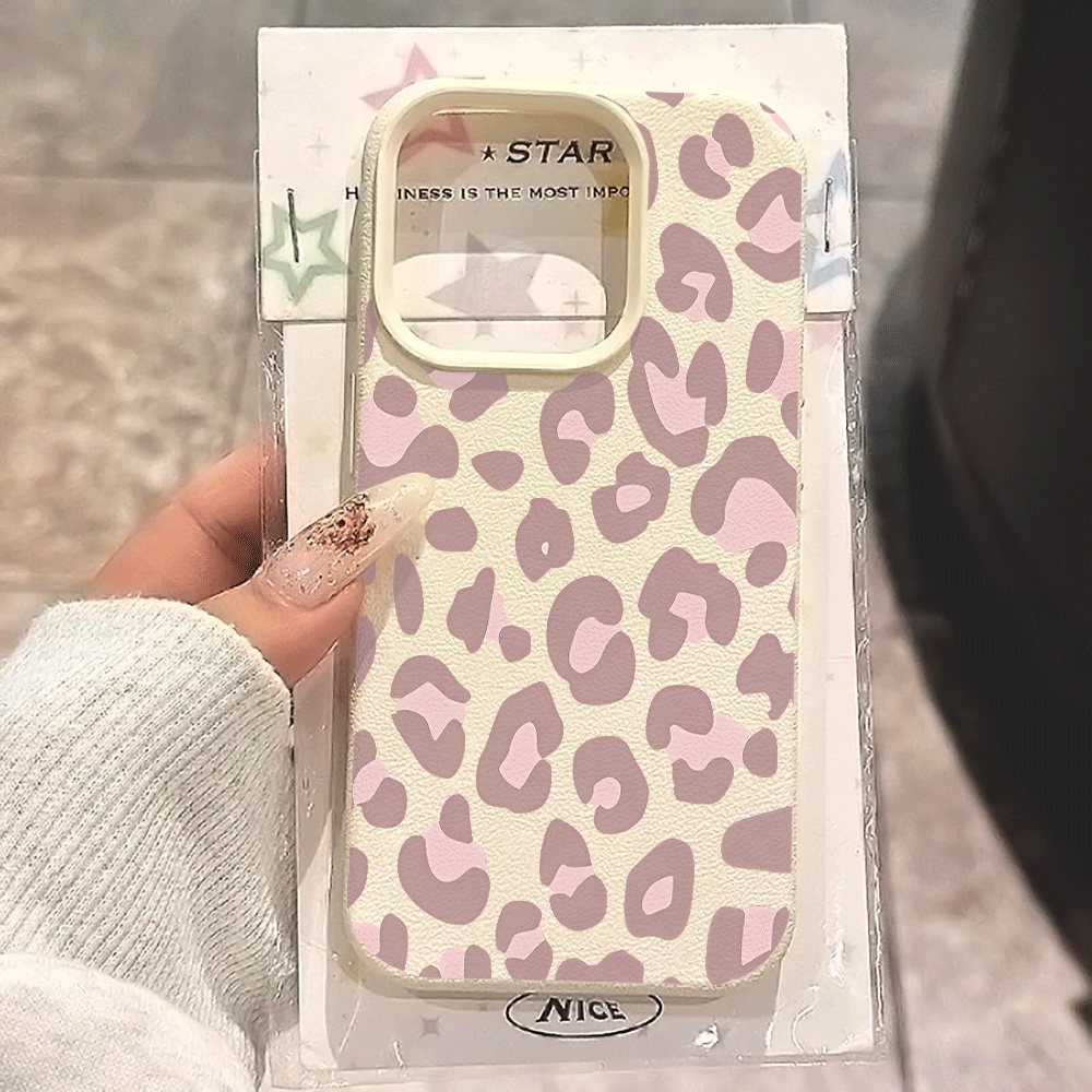 Pale Purple Leopard Print Phon - Phone Cases Purple のレビューと価格