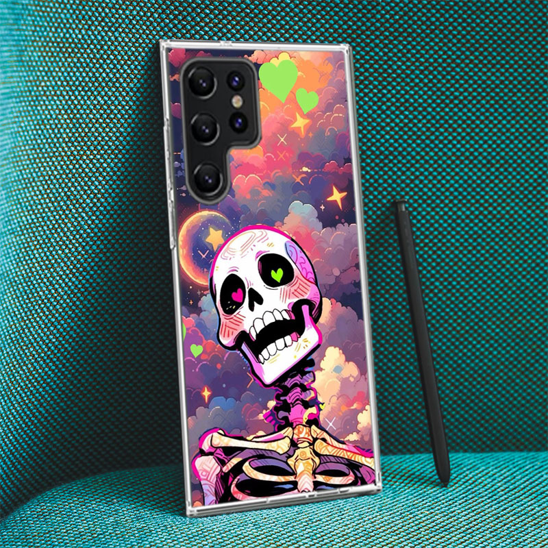 A Funny Skeleton Skull Capa Ph - Phone Cases Shein のレビューと価格