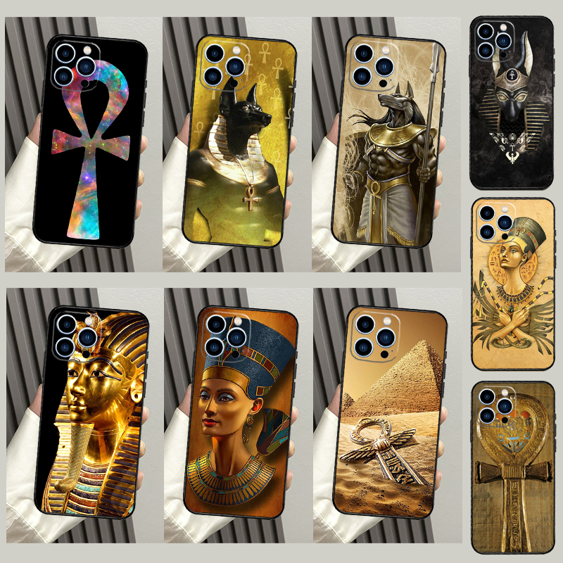 Egypt Nefertiti Anubis Ankh Ph - Phone Cases Egypt のレビューと価格