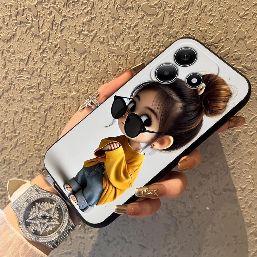 Cartoon Girl Pattern Funda Pho - Phone Cases Xiaomi 14 のレビューと価格