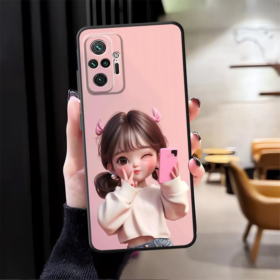 Cartoon Girl Pattern Funda Pho - Phone Cases Xiaomi 14 のレビューと価格
