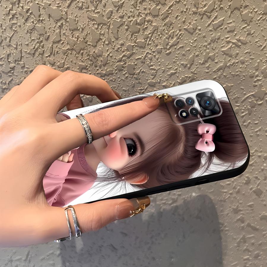 Cartoon Girl Pattern Funda Pho - Phone Cases Xiaomi 14 のレビューと価格