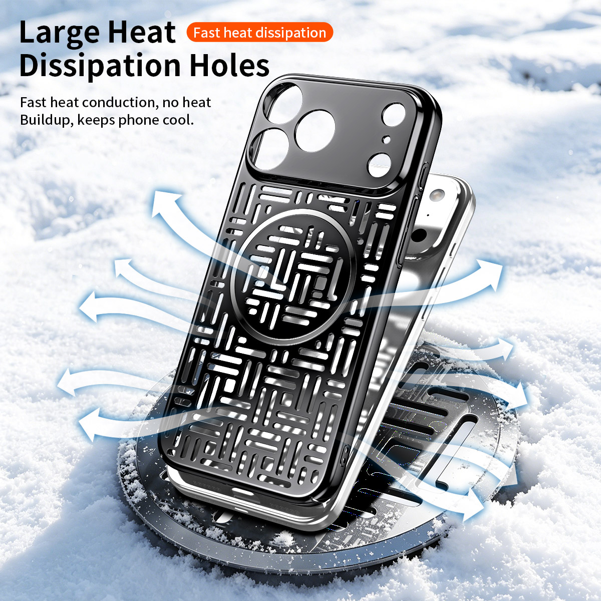 For IPhone 17 Pro Max phone ca - Heat Dissipation Case のレビューと価格