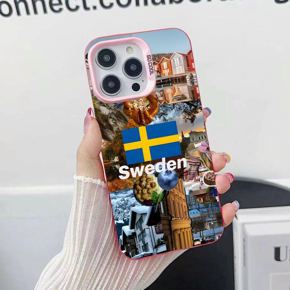 Sweden Flag Phone Case for iPh - Phone Cases Sweden のレビューと価格