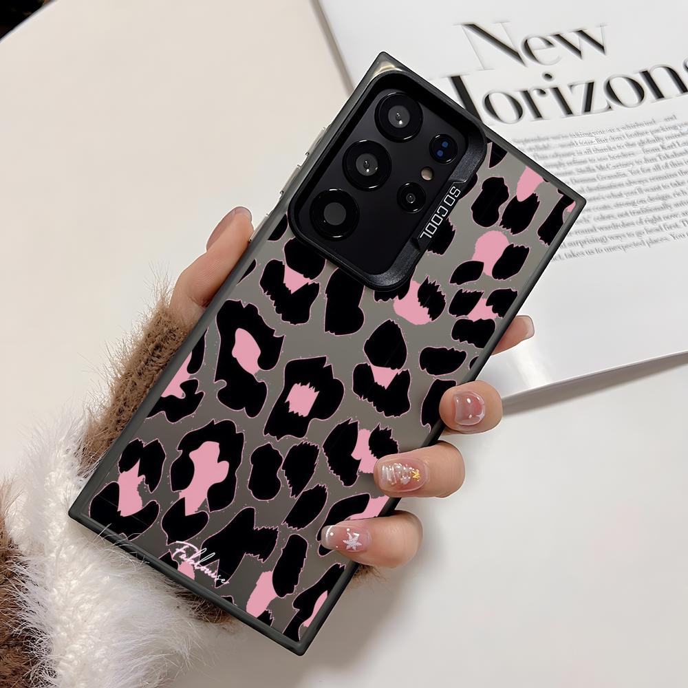 Black Leopard Print Phone Case - Phone Cases Purple のレビューと価格