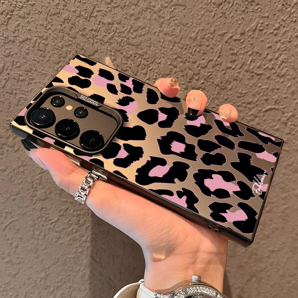 Black Leopard Print Phone Case - Phone Cases Purple のレビューと価格