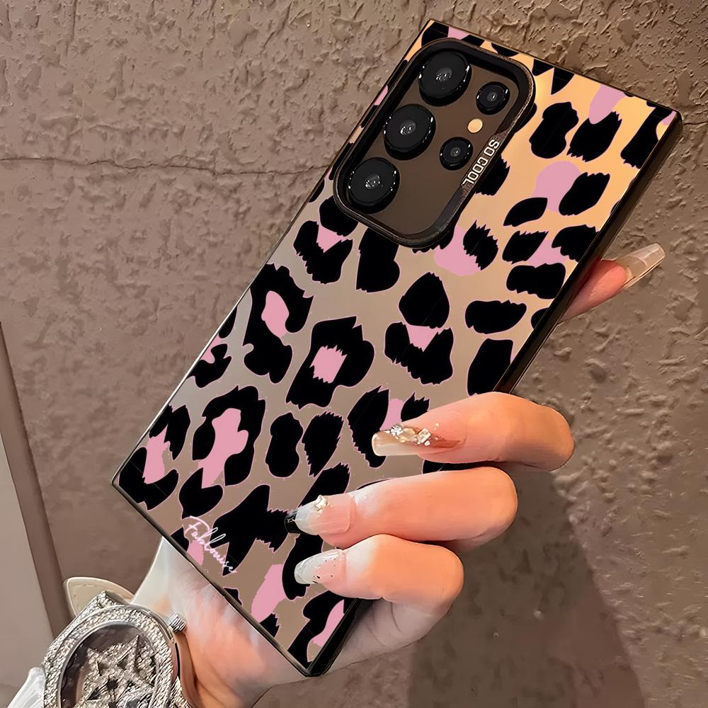 Black Leopard Print Phone Case - Phone Cases Purple のレビューと価格
