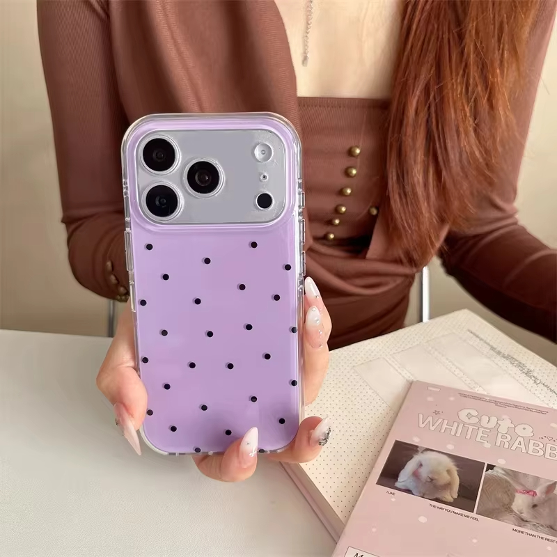 Minimalist Ins Style Purple Po - Phone Cases Purple のレビューと価格
